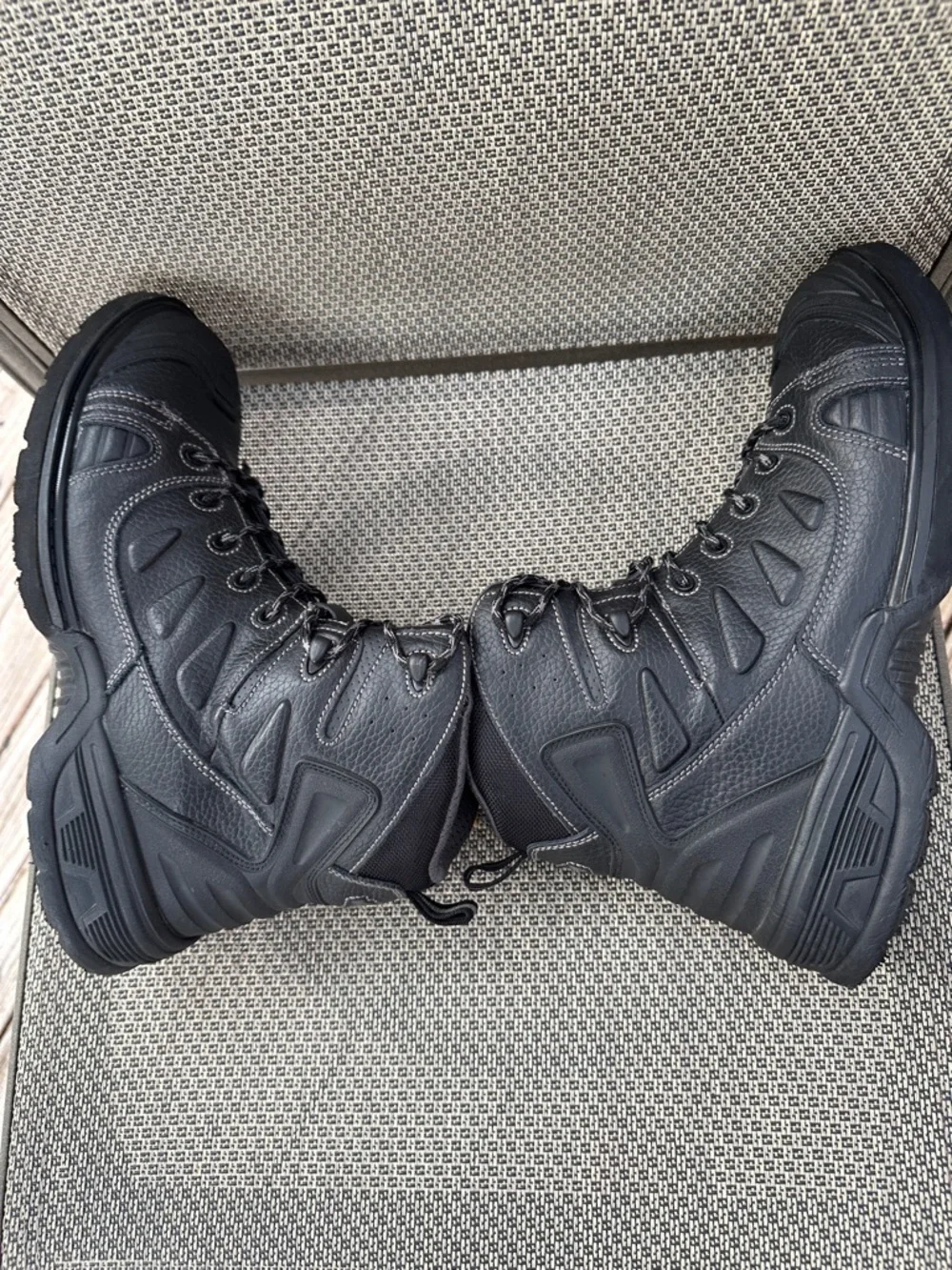 Harley-Davidson Black Men's Lace-Up Motorcycle Boots Size 11 - Picture 6 of 10